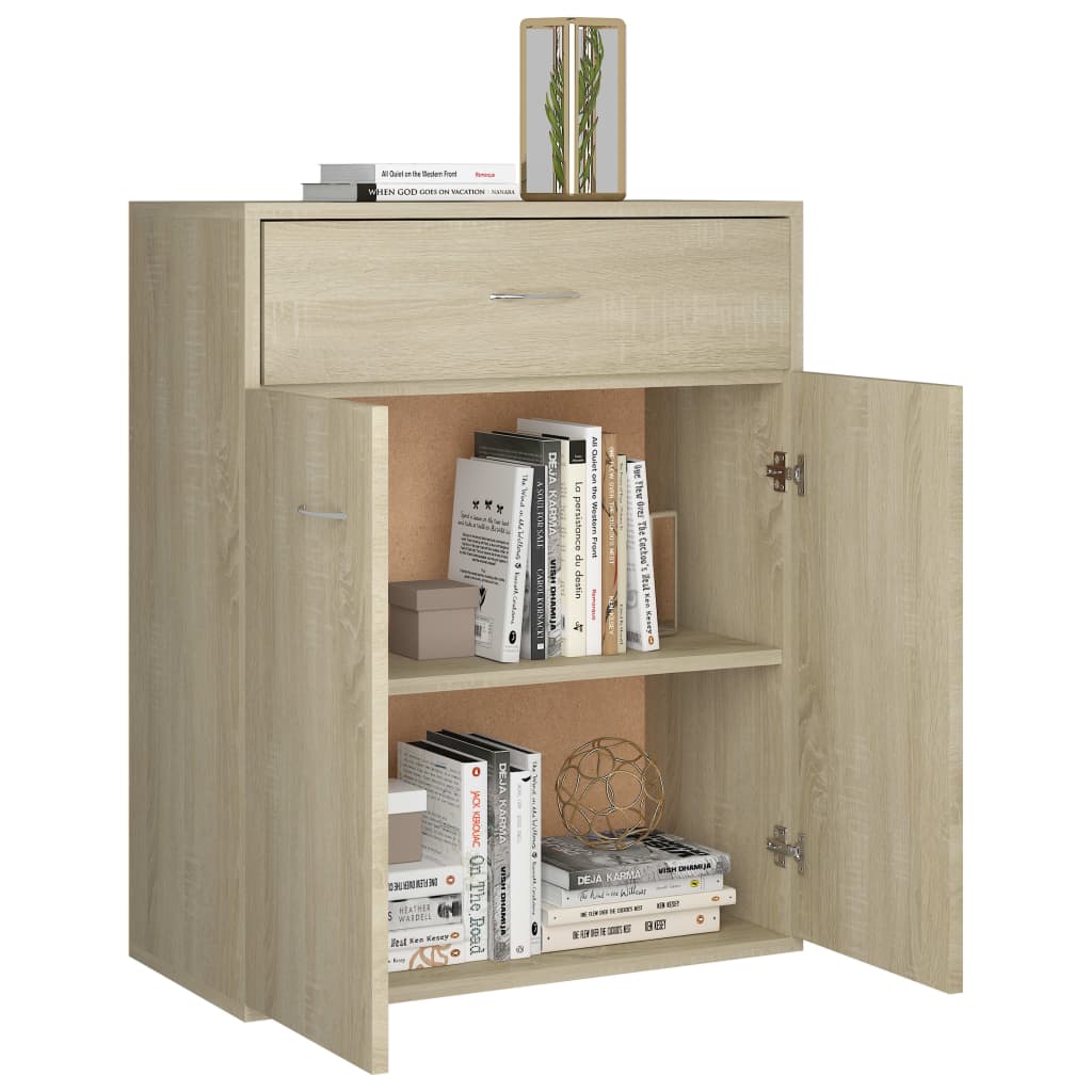 vidaXL Dulap, stejar Sonoma, 60 x 30 x 75 cm, lemn prelucrat