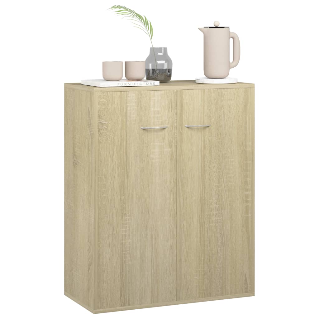 vidaXL Dulap, stejar Sonoma, 60 x 30 x 75 cm, lemn prelucrat