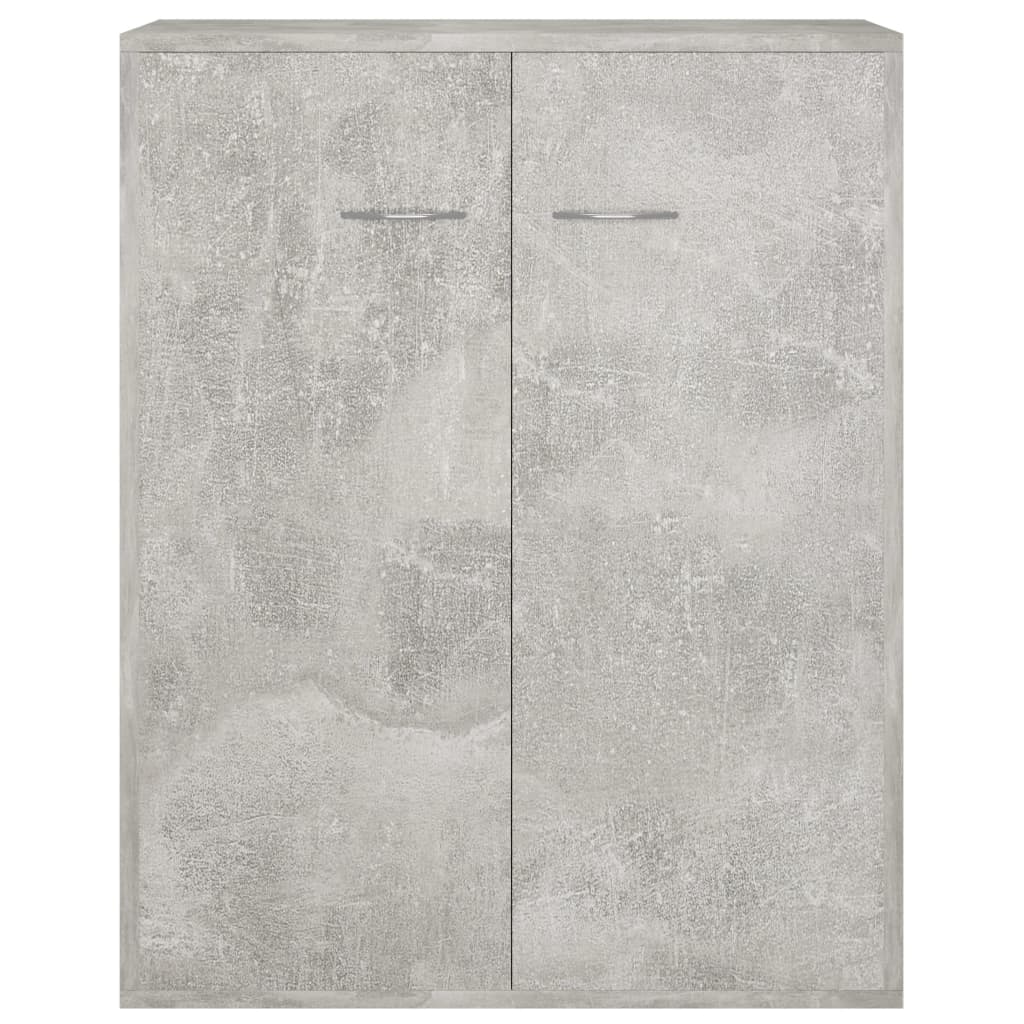 vidaXL Dulap, gri beton, 60x30x75 cm, lemn prelucrat