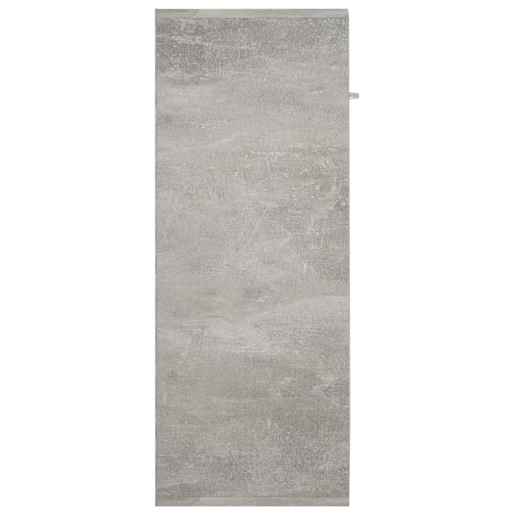 vidaXL Dulap, gri beton, 60x30x75 cm, lemn prelucrat