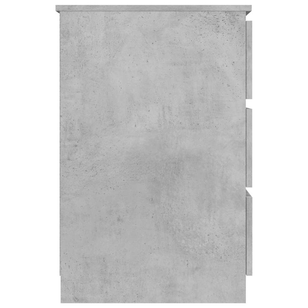 vidaXL Birou de scris, gri beton, 140x50x77 cm, lemn prelucrate