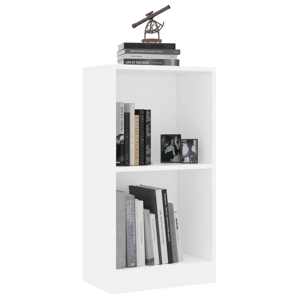 vidaXL Bibliotecă, alb, 40x24x75 cm, lemn prelucrat vidaXL Bibliotecă, alb, 40x24x75 cm, lemn prelucrat