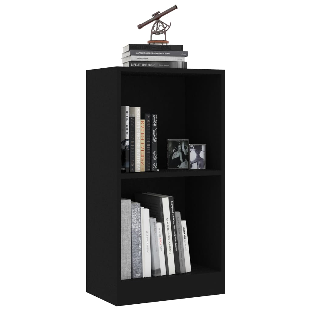 vidaXL Bibliotecă, negru, 40x24x75 cm, lemn prelucrat vidaXL Bibliotecă, negru, 40x24x75 cm, lemn prelucrat