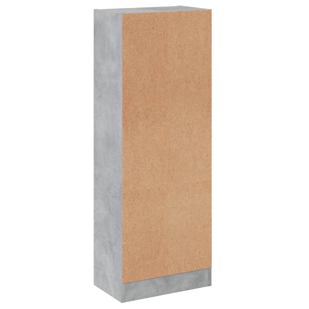 vidaXL Bibliotecă cu 3 rafturi, gri beton, 40x24x109 cm, lemn compozit vidaXL Bibliotecă cu 3 rafturi, gri beton, 40x24x109 cm, lemn compozit
