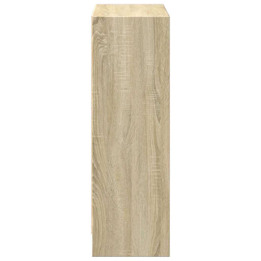vidaXL Bibliotecă, stejar sonoma, 60x24x76 cm, lemn compozit vidaXL Bibliotecă, stejar sonoma, 60x24x76 cm, lemn compozit