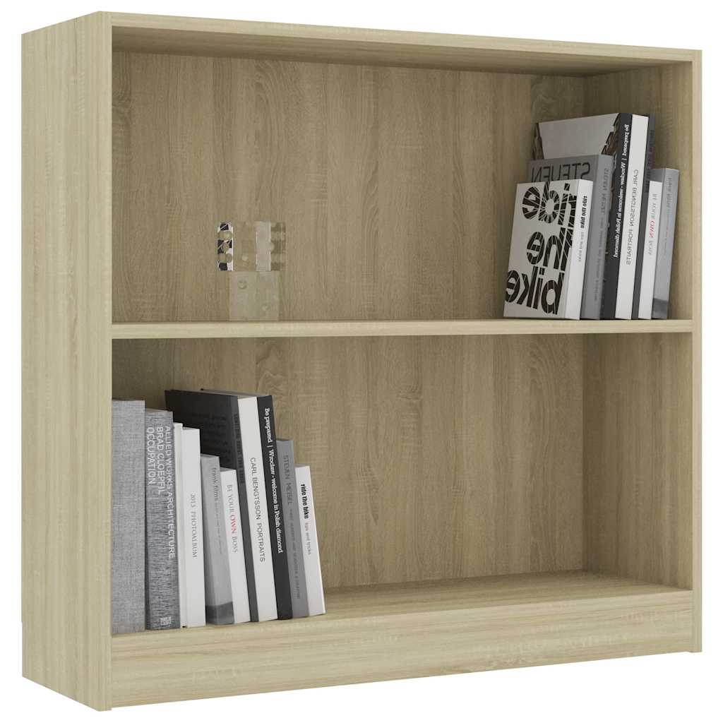 vidaXL Bibliotecă, stejar sonoma, 80x24x75 cm, lemn prelucrat vidaXL Bibliotecă, stejar sonoma, 80x24x75 cm, lemn prelucrat