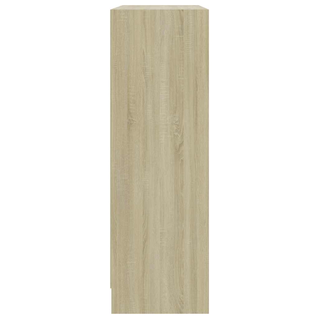 vidaXL Bibliotecă, stejar sonoma, 80x24x75 cm, lemn prelucrat vidaXL Bibliotecă, stejar sonoma, 80x24x75 cm, lemn prelucrat