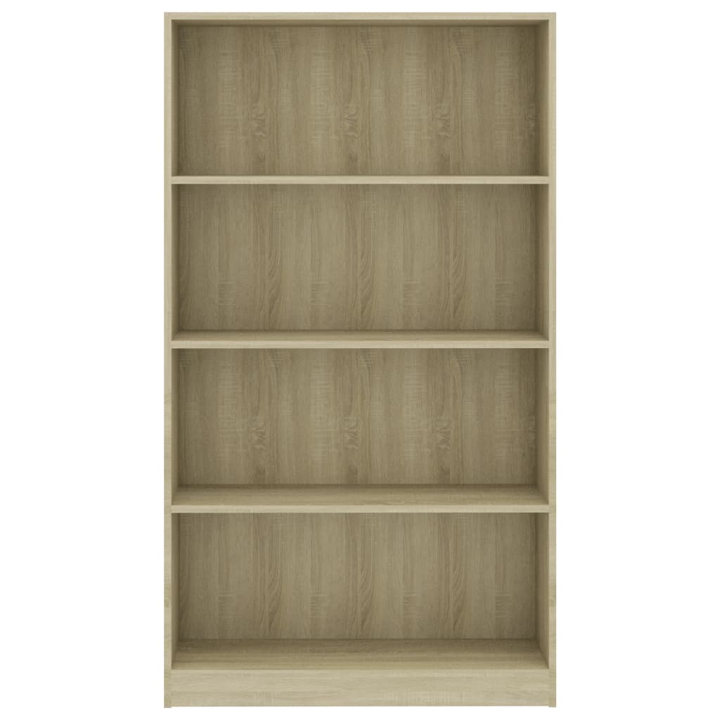 vidaXL Bibliotecă 4 rafturi stejar sonoma 80x24x142 cm lemn prelucrat