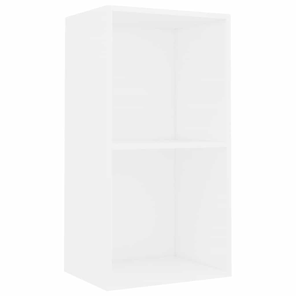 vidaXL Bibliotecă, alb, 40x30x76,5 cm, lemn prelucrat vidaXL Bibliotecă, alb, 40x30x76,5 cm, lemn prelucrat