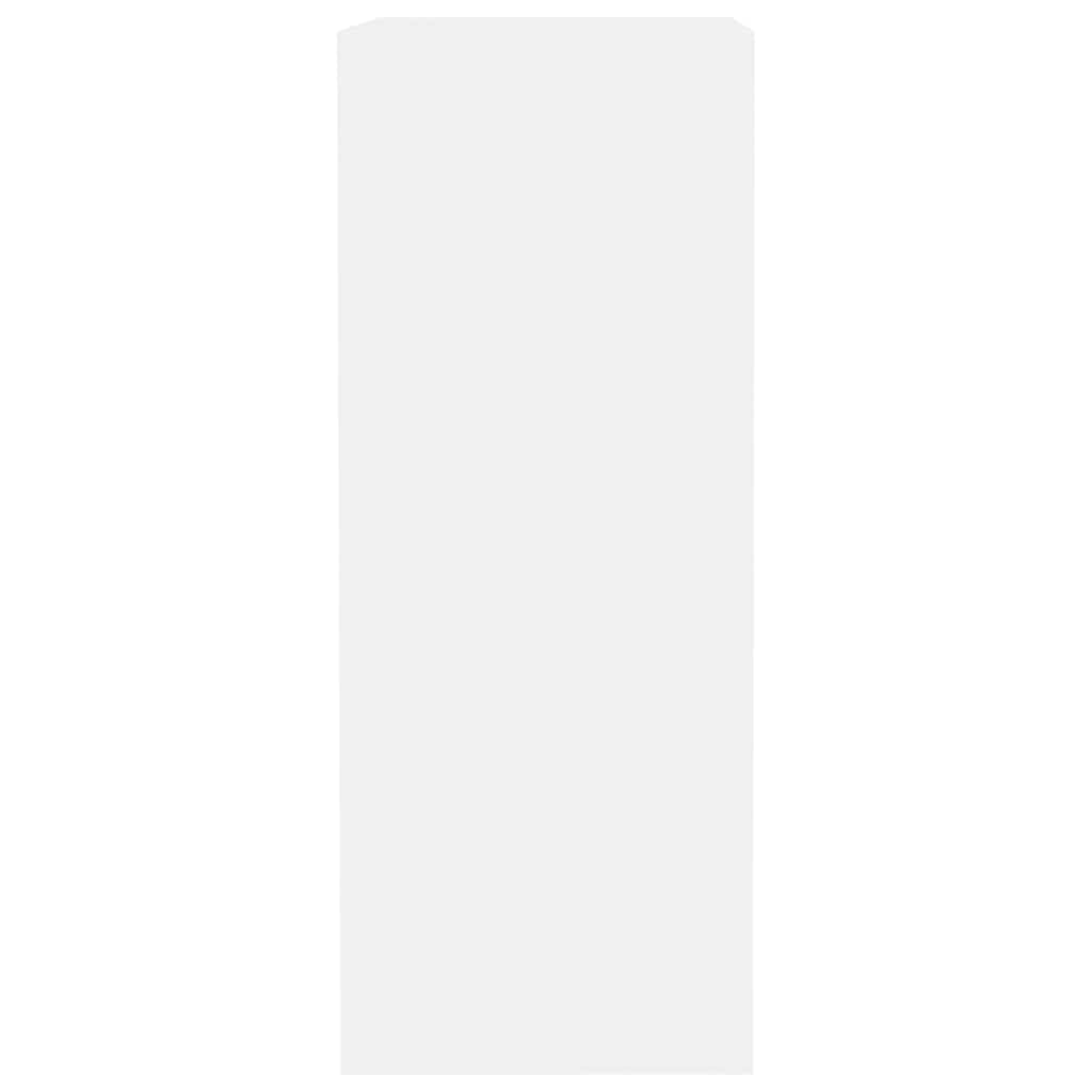 vidaXL Bibliotecă, alb, 40x30x76,5 cm, lemn prelucrat vidaXL Bibliotecă, alb, 40x30x76,5 cm, lemn prelucrat
