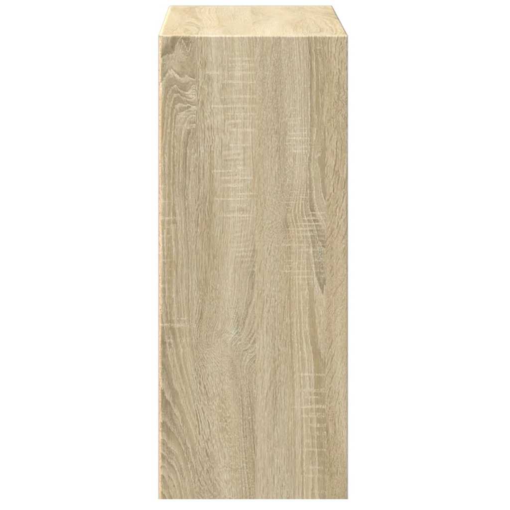 vidaXL Bibliotecă 2 rafturi stejar sonoma 40x30x76,5 cm lemn prelucrat