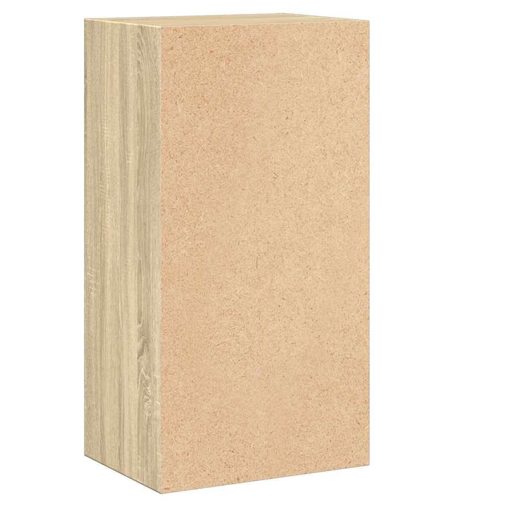vidaXL Bibliotecă 2 rafturi stejar sonoma 40x30x76,5 cm lemn prelucrat