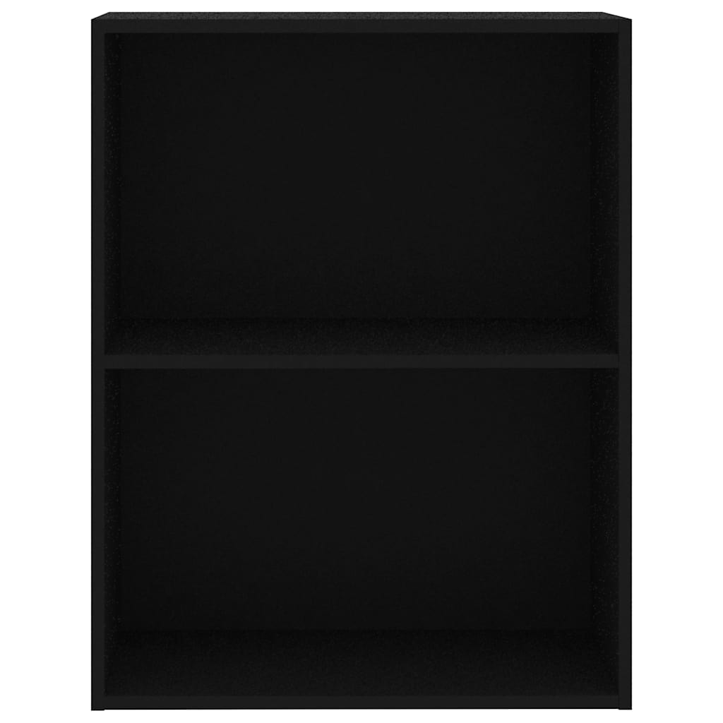 vidaXL Bibliotecă, negru, 60x30x76,5 cm, lemn prelucrat vidaXL Bibliotecă, negru, 60x30x76,5 cm, lemn prelucrat