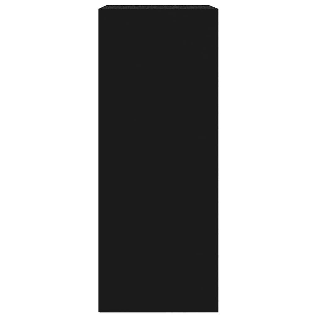 vidaXL Bibliotecă, negru, 60x30x76,5 cm, lemn prelucrat vidaXL Bibliotecă, negru, 60x30x76,5 cm, lemn prelucrat
