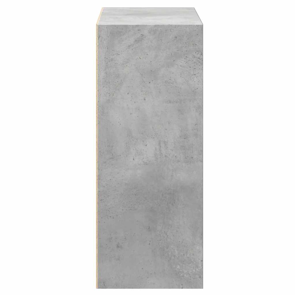 vidaXL Bibliotecă cu 2 rafturi, gri beton, 60 x 30 x 76,5 cm, PAL vidaXL Bibliotecă cu 2 rafturi, gri beton, 60 x 30 x 76,5 cm, PAL