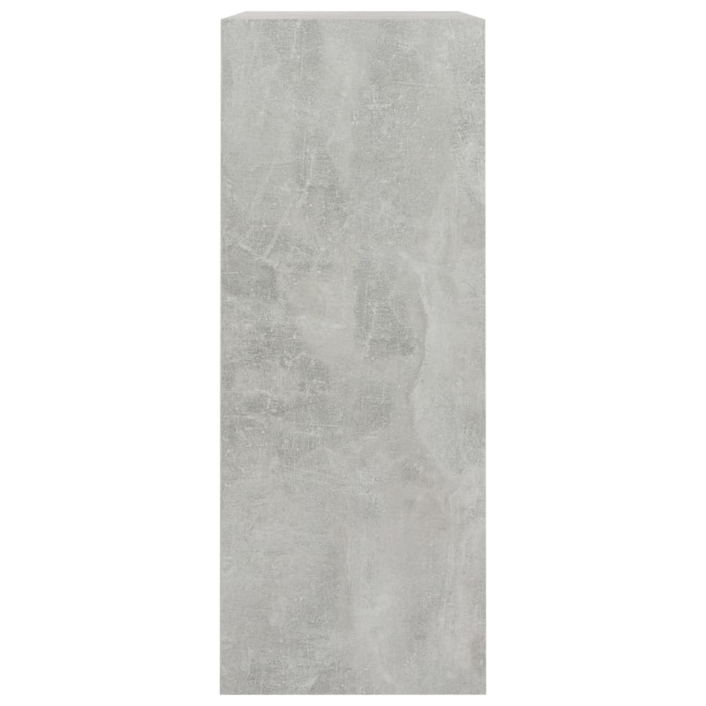 vidaXL Bibliotecă cu 2 rafturi, gri beton, 80 x 30 x 76,5 cm, PAL vidaXL Bibliotecă cu 2 rafturi, gri beton, 80 x 30 x 76,5 cm, PAL