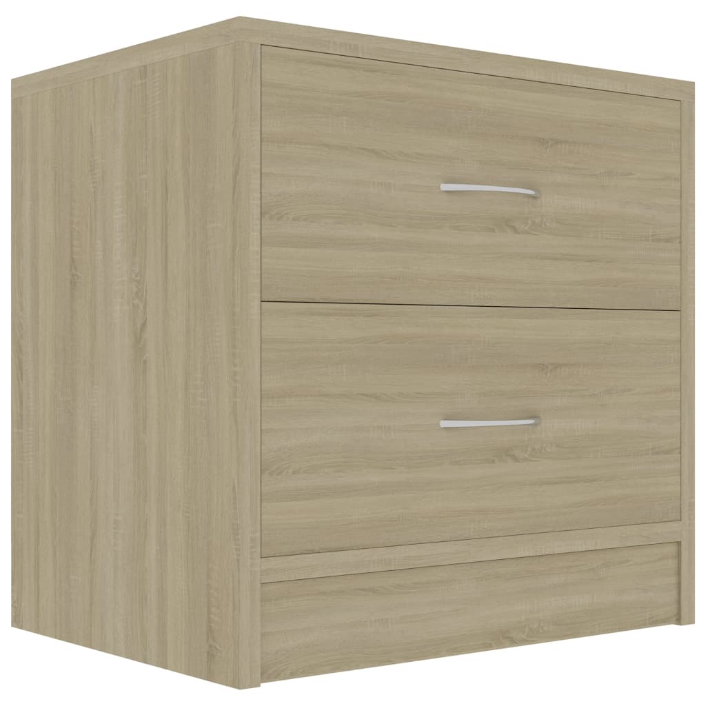 vidaXL Noptiere, 2 buc., stejar sonoma, 40x30x40 cm, lemn prelucrat vidaXL Noptiere, 2 buc., stejar sonoma, 40x30x40 cm, lemn prelucrat