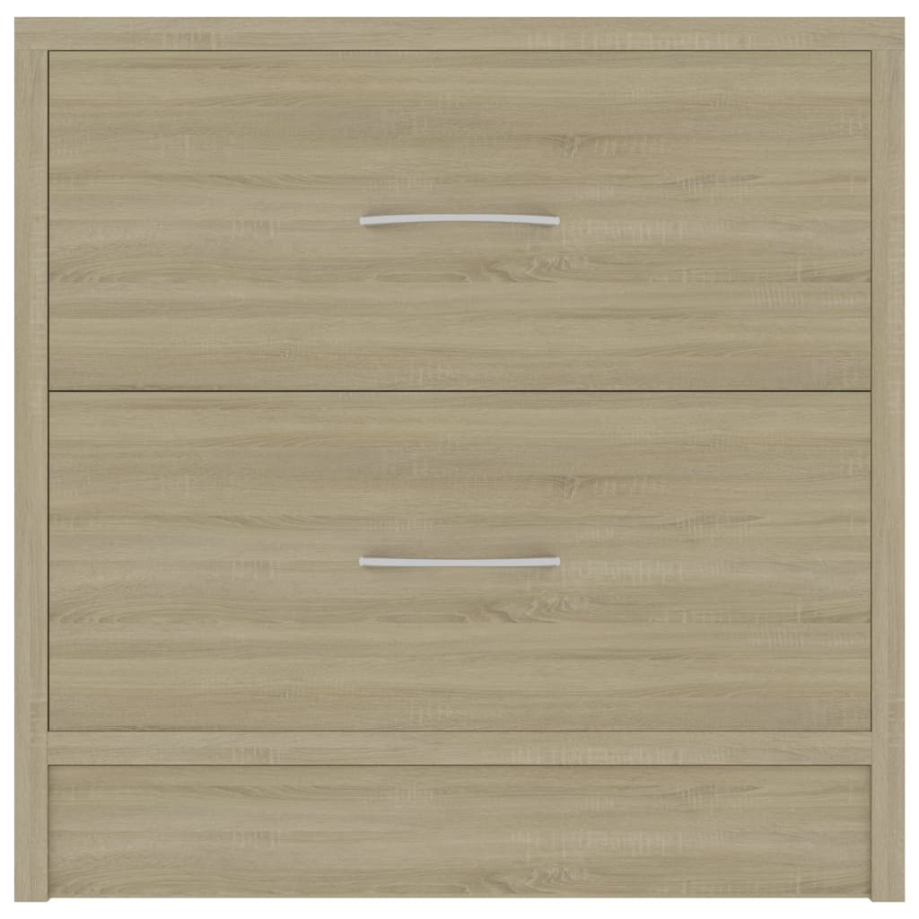 vidaXL Noptiere, 2 buc., stejar sonoma, 40x30x40 cm, lemn prelucrat vidaXL Noptiere, 2 buc., stejar sonoma, 40x30x40 cm, lemn prelucrat