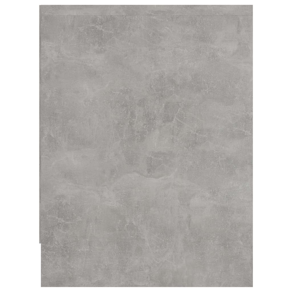vidaXL Noptiere, 2 buc., gri beton, 40x30x40 cm, lemn prelucrat