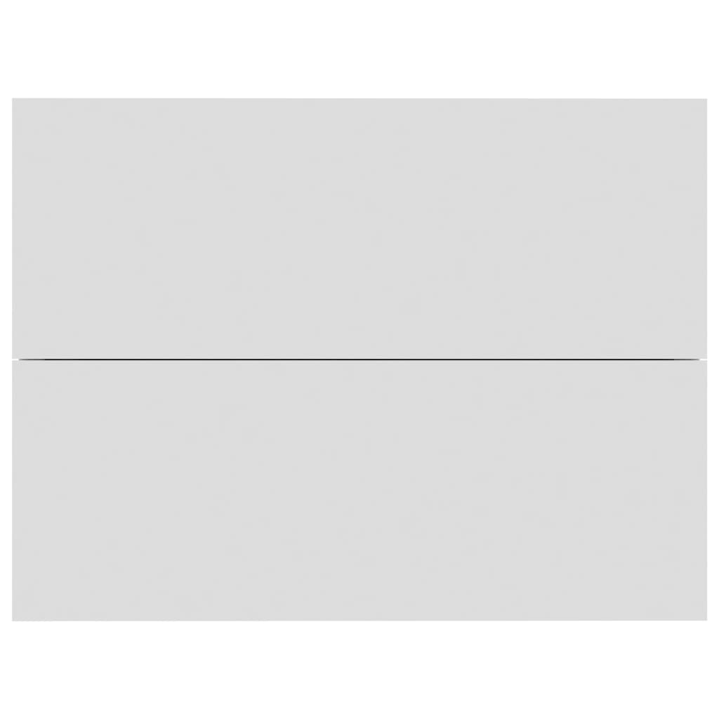 vidaXL Noptiere, 2 buc., alb, 40x30x30 cm, lemn prelucrat vidaXL Noptiere, 2 buc., alb, 40x30x30 cm, lemn prelucrat