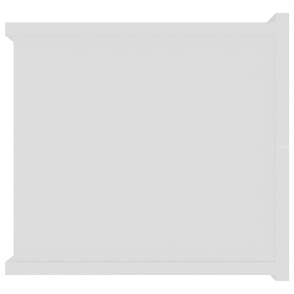 vidaXL Noptiere, 2 buc., alb, 40x30x30 cm, lemn prelucrat vidaXL Noptiere, 2 buc., alb, 40x30x30 cm, lemn prelucrat
