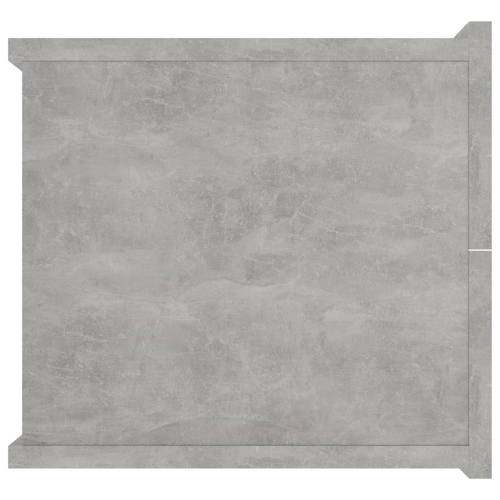 vidaXL Noptieră, gri beton, 40x30x30 cm, lemn prelucrat