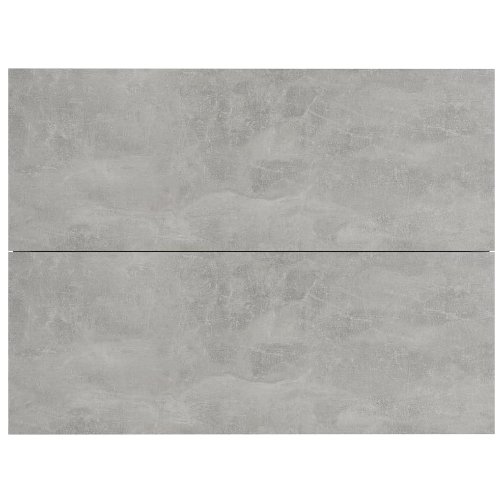 vidaXL Noptiere, 2 buc., gri beton, 40x30x30 cm, lemn prelucrat