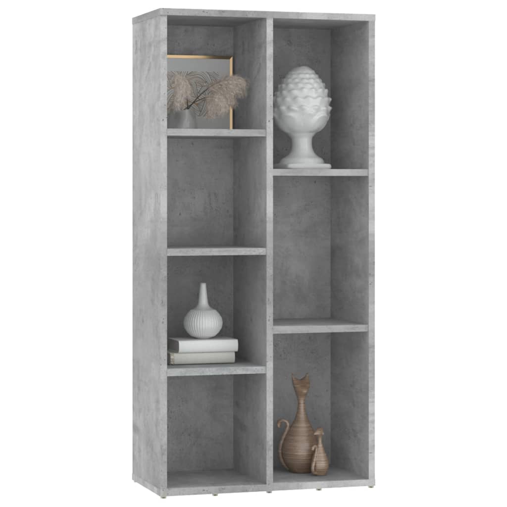 vidaXL Bibliotecă, gri beton, 50 x 25 x 106 cm, lemn prelucrat vidaXL Bibliotecă, gri beton, 50 x 25 x 106 cm, lemn prelucrat
