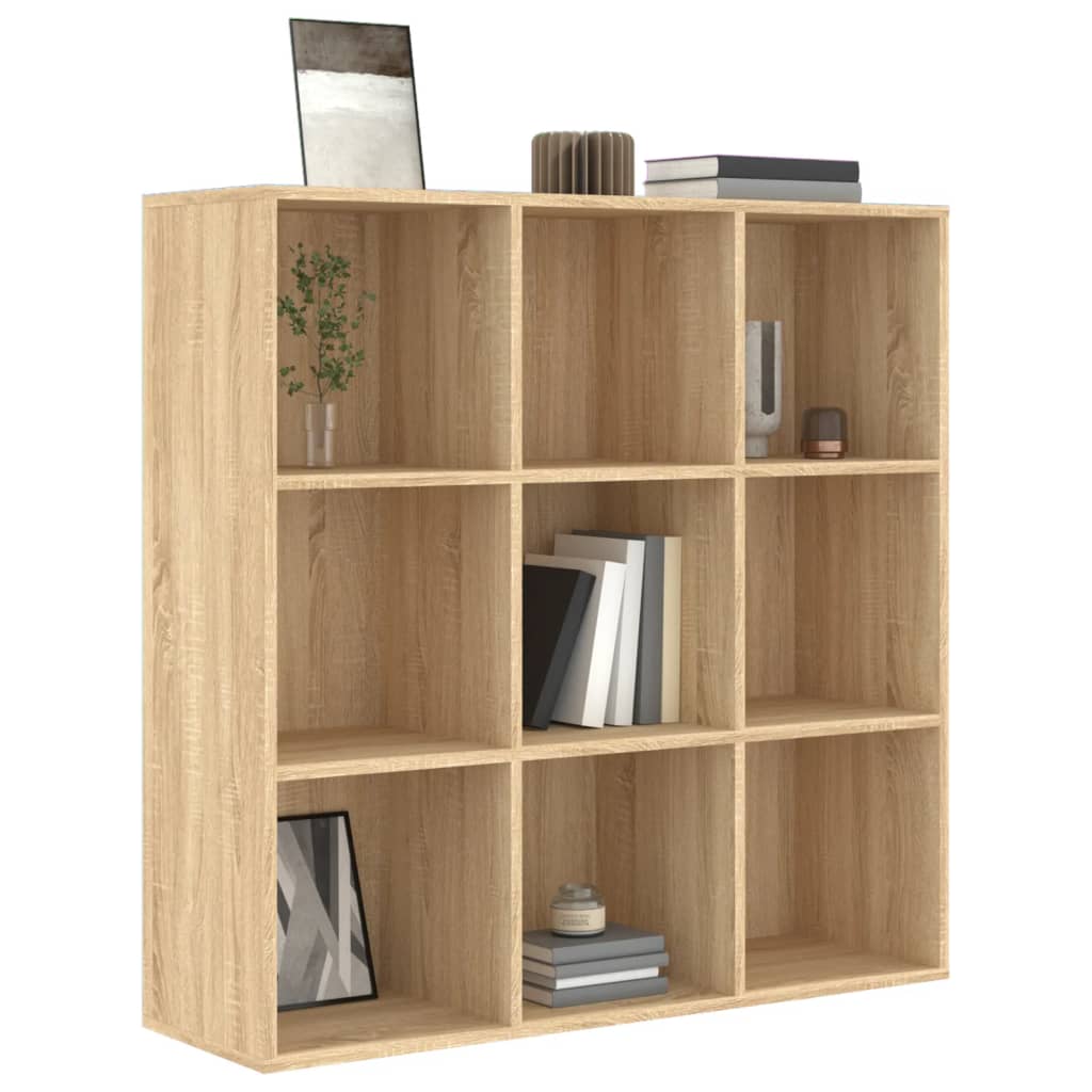 vidaXL Bibliotecă, stejar Sonoma, 98x29x97,5 cm, lemn prelucrat