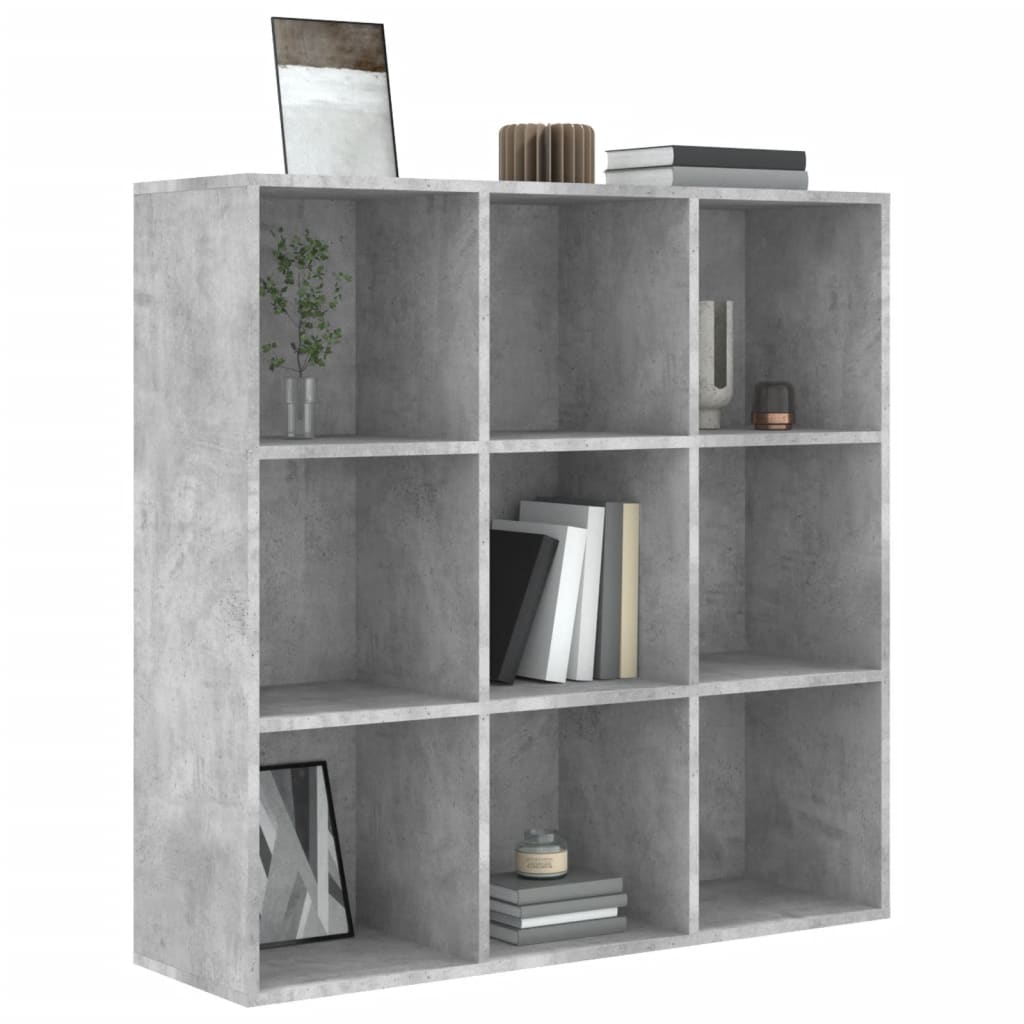 vidaXL Bibliotecă, gri beton, 98x29x97,5 cm, lemn prelucrat vidaXL Bibliotecă, gri beton, 98x29x97,5 cm, lemn prelucrat