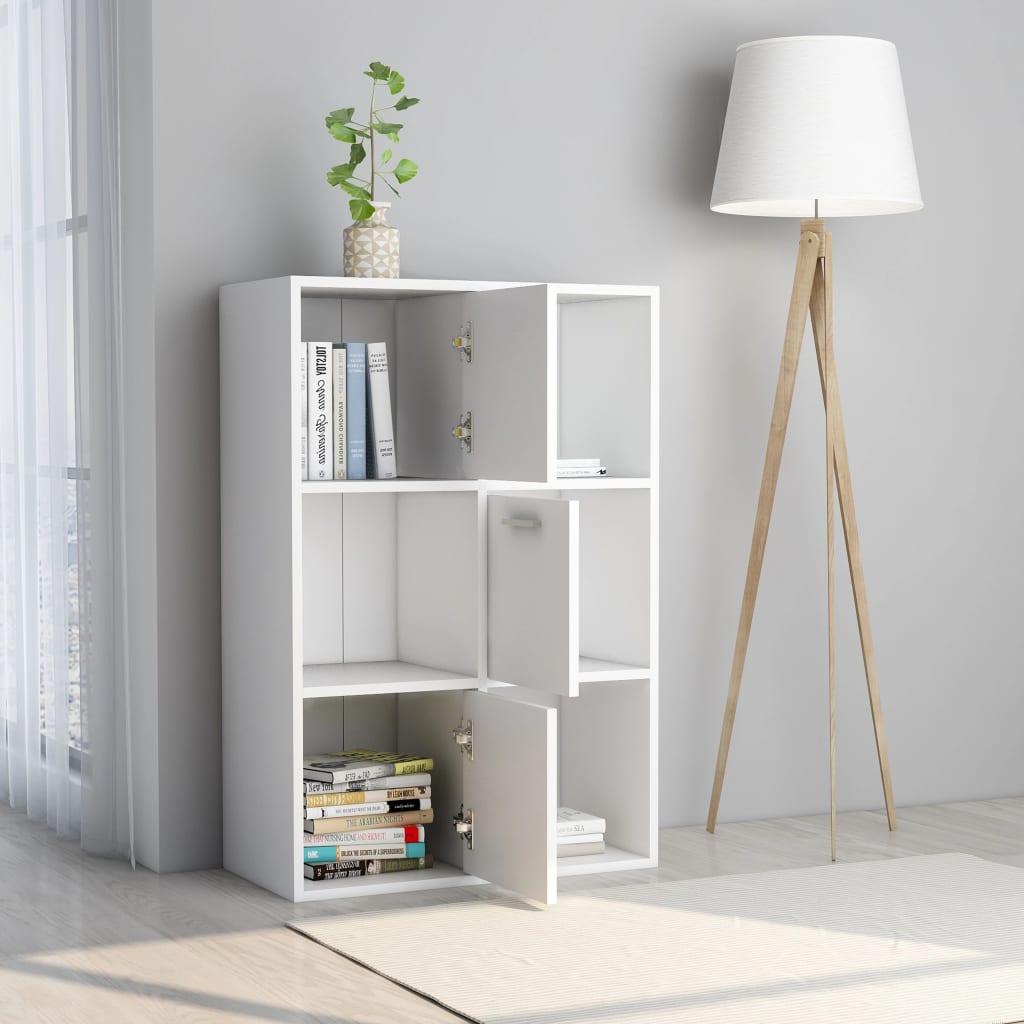 vidaXL Dulap de depozitare, alb, 60 x 29,5 x 90 cm, lemn prelucrat vidaXL Dulap de depozitare, alb, 60 x 29,5 x 90 cm, lemn prelucrat