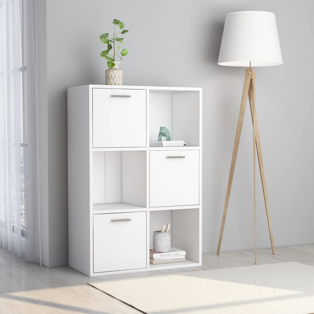 vidaXL Dulap de depozitare, alb, 60 x 29,5 x 90 cm, lemn prelucrat vidaXL Dulap de depozitare, alb, 60 x 29,5 x 90 cm, lemn prelucrat