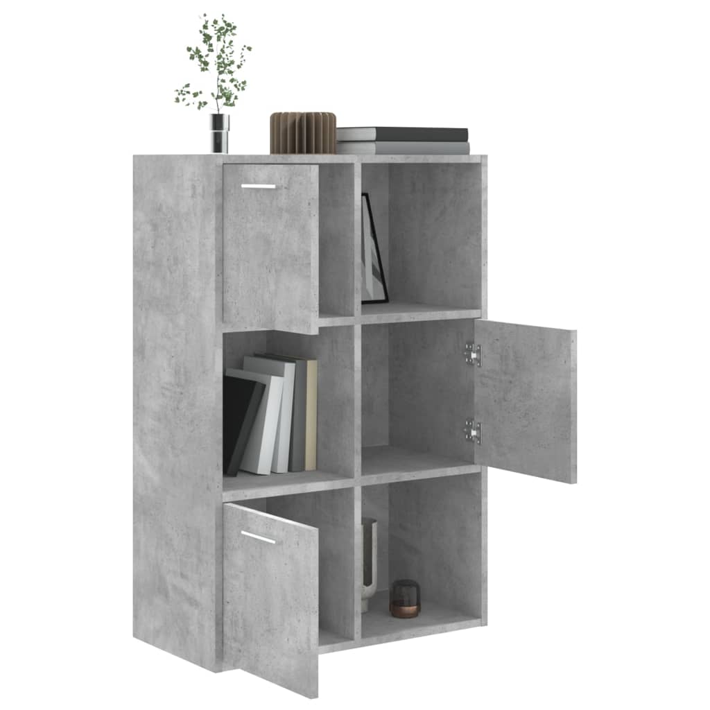 vidaXL Dulap de depozitare, gri beton, 60x29,5x90 cm, lemn prelucrat vidaXL Dulap de depozitare, gri beton, 60x29,5x90 cm, lemn prelucrat