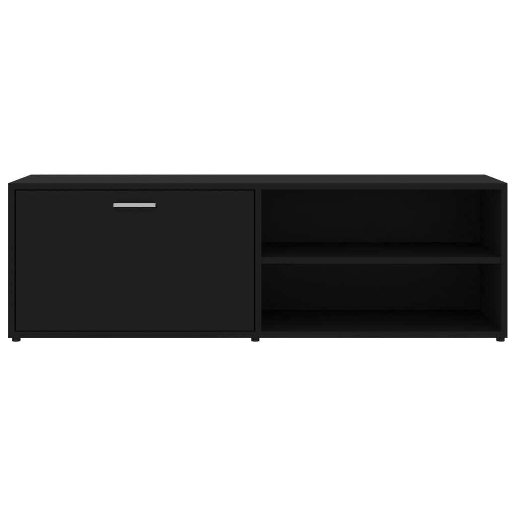vidaXL Dulap TV, negru, 120 x 34 x 37 cm, lemn prelucrat
