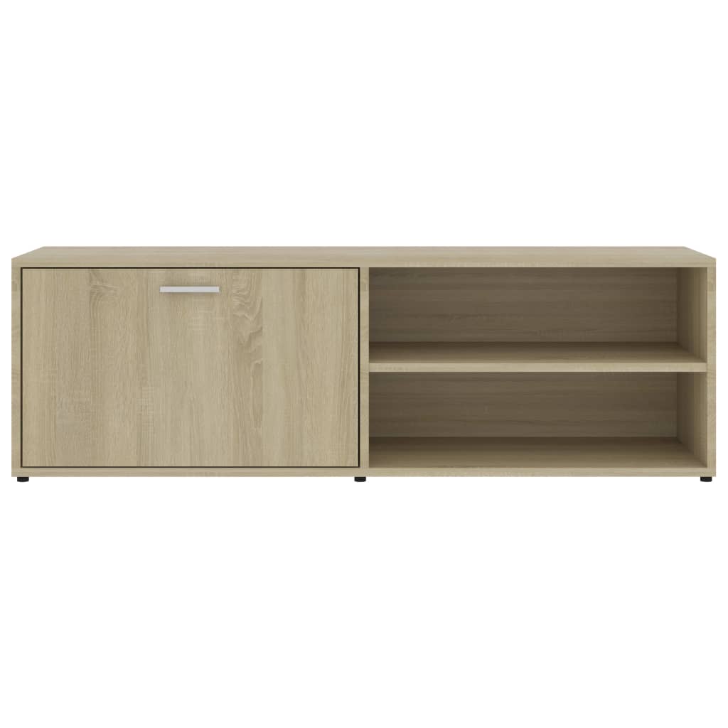 vidaXL Dulap TV, stejar Sonoma, 120 x 34 x 37 cm, lemn prelucrat vidaXL Dulap TV, stejar Sonoma, 120 x 34 x 37 cm, lemn prelucrat