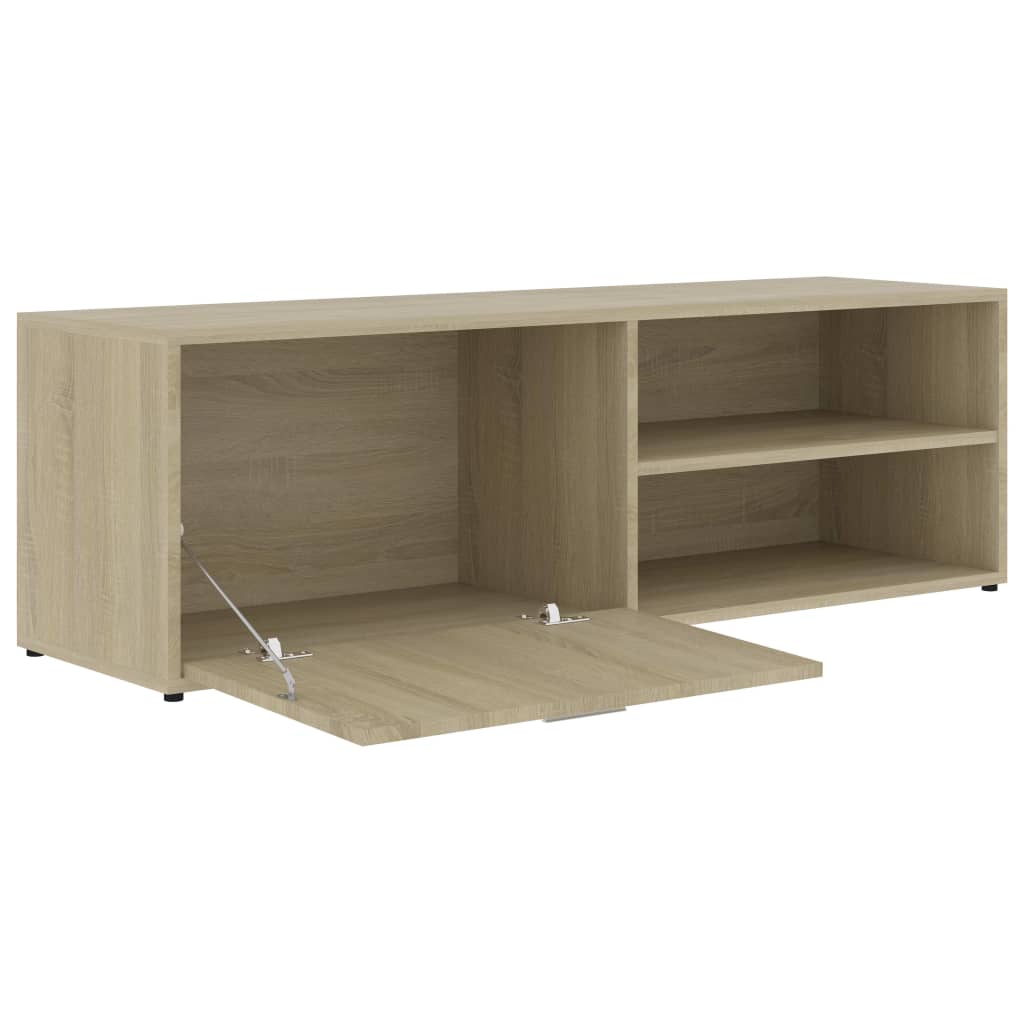vidaXL Dulap TV, stejar Sonoma, 120 x 34 x 37 cm, lemn prelucrat vidaXL Dulap TV, stejar Sonoma, 120 x 34 x 37 cm, lemn prelucrat