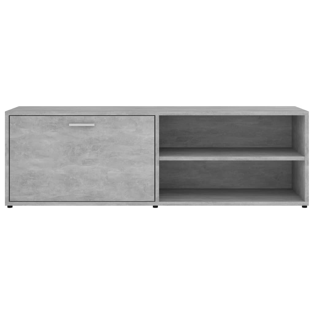 vidaXL Comodă TV, gri beton, 120x34x37 cm, lemn prelucrat vidaXL Comodă TV, gri beton, 120x34x37 cm, lemn prelucrat