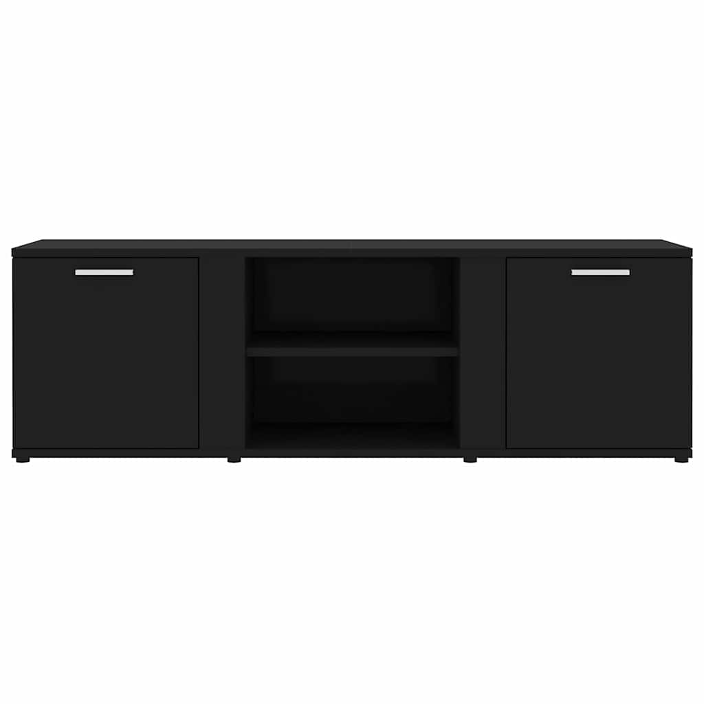 vidaXL Dulap TV, negru, 120 x 34 x 37 cm, lemn prelucrat