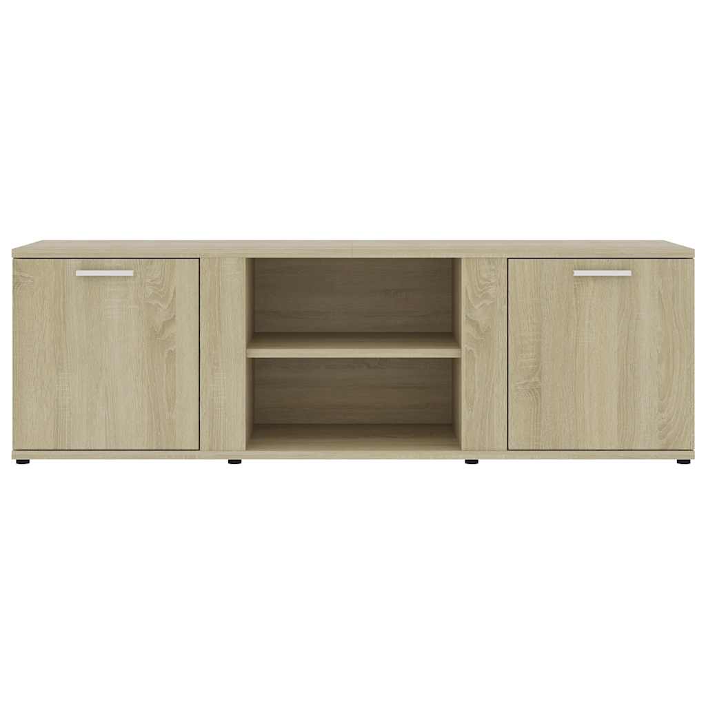 vidaXL Dulap TV, stejar Sonoma, 120 x 34 x 37 cm, lemn prelucrat vidaXL Dulap TV, stejar Sonoma, 120 x 34 x 37 cm, lemn prelucrat