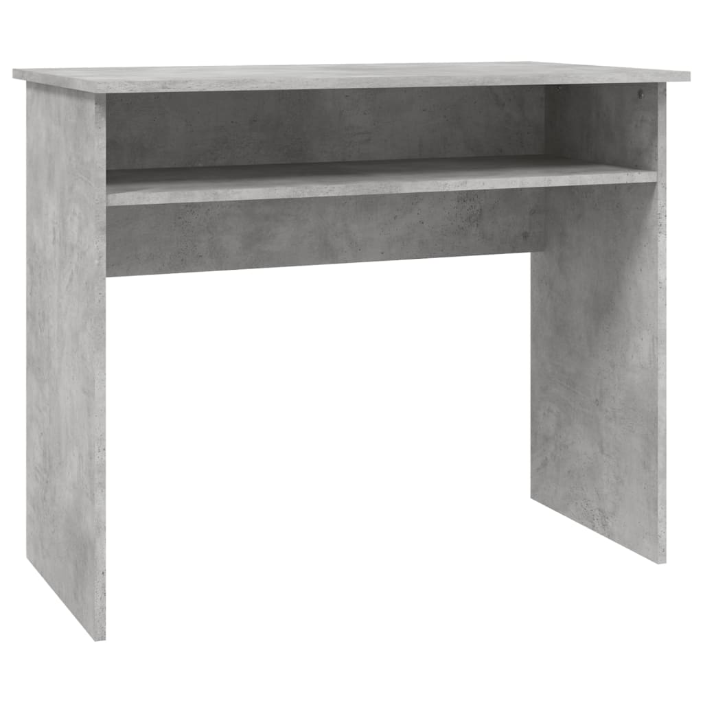 vidaXL Birou, gri beton, 90 x 50 x 74 cm, lemn prelucrat vidaXL Birou, gri beton, 90 x 50 x 74 cm, lemn prelucrat