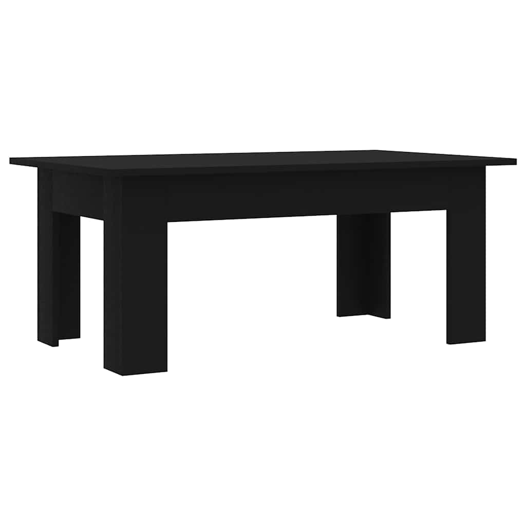 vidaXL Măsuță de cafea, negru, 100 x 60 x 42 cm, lemn prelucrat vidaXL Măsuță de cafea, negru, 100 x 60 x 42 cm, lemn prelucrat