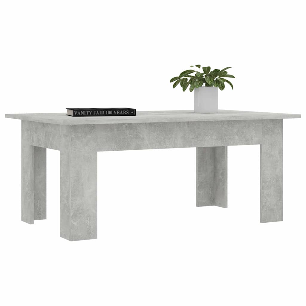 vidaXL Măsuță de cafea, gri beton, 100x60x42 cm, lemn prelucrat vidaXL Măsuță de cafea, gri beton, 100x60x42 cm, lemn prelucrat