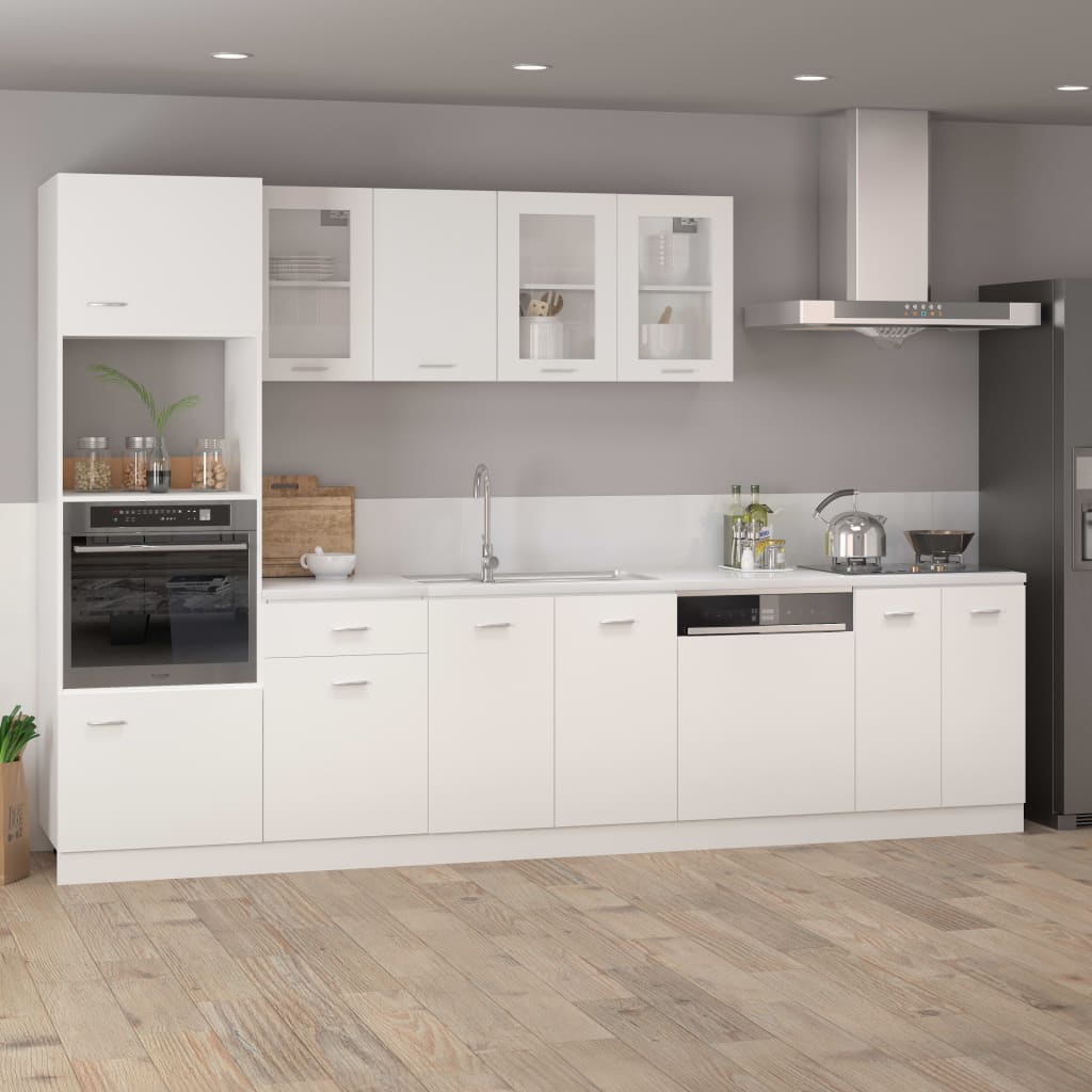 vidaXL Dulap inferior “Lyon”, alb, 60 x 46 x 81,5 cm, lemn prelucrat
