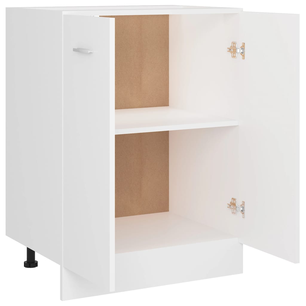 vidaXL Dulap inferior “Lyon”, alb, 60 x 46 x 81,5 cm, lemn prelucrat