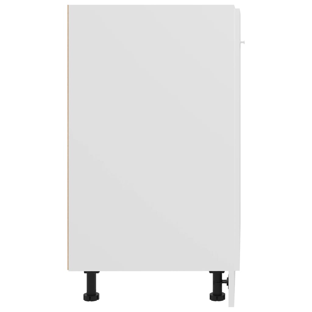 vidaXL Dulap inferior “Lyon”, alb, 60 x 46 x 81,5 cm, lemn prelucrat