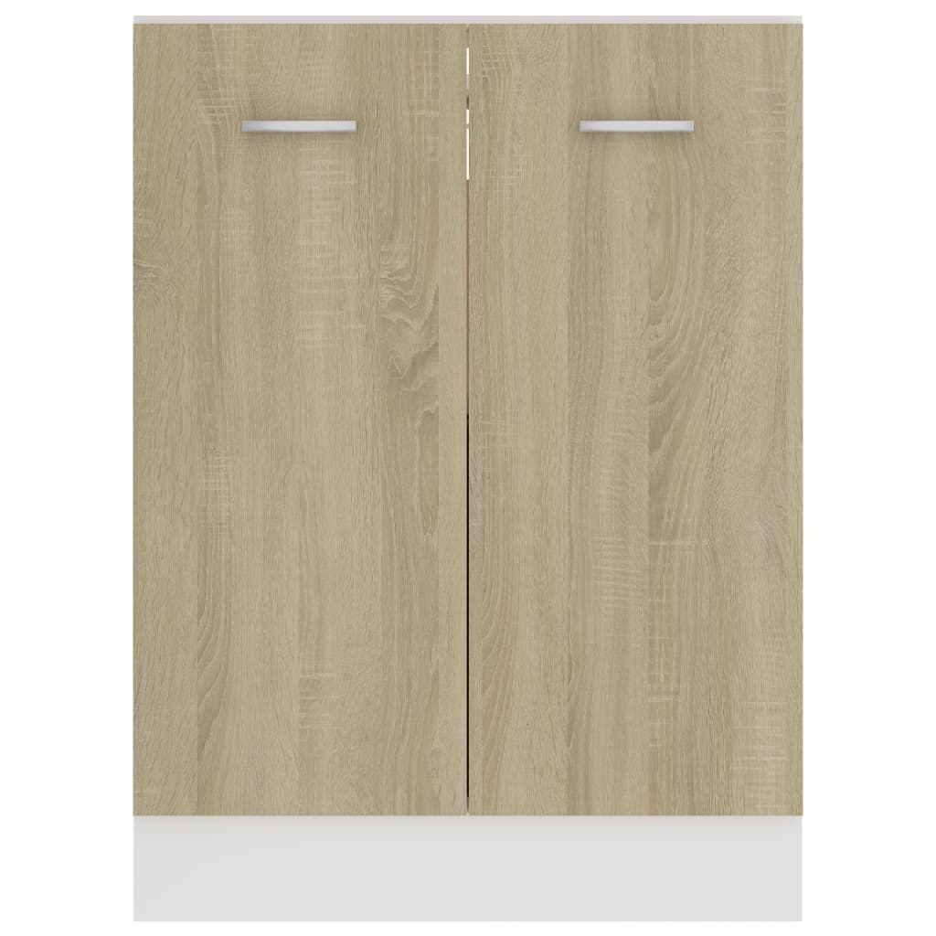 vidaXL Dulap inferior “Lyon”, stejar sonoma, 60x46x81,5 cm