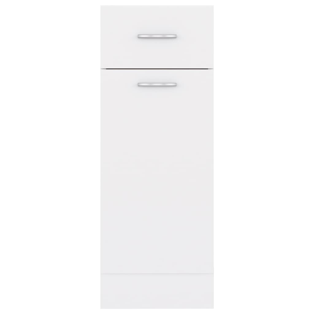 vidaXL Dulap inferior cu sertar “Lyon”, alb, 30x46x81,5 cm