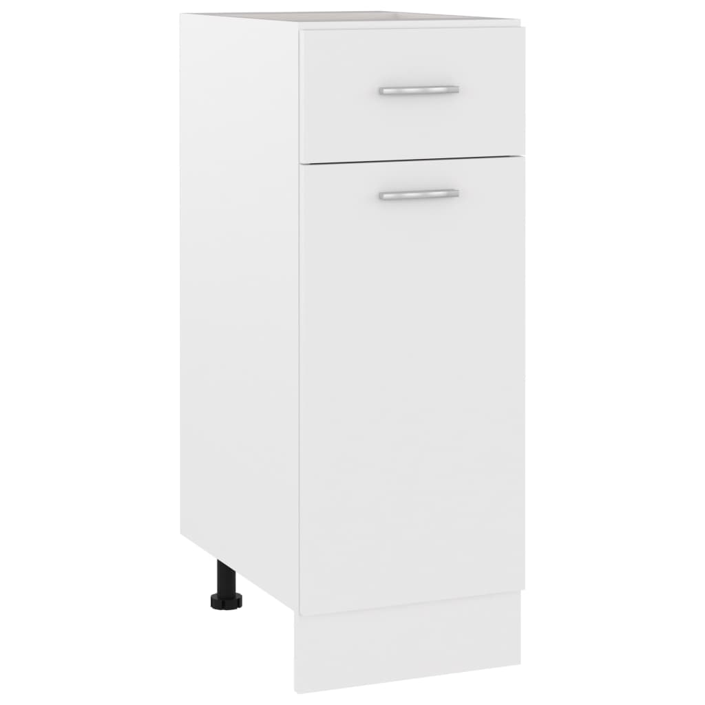 vidaXL Dulap inferior cu sertar “Lyon”, alb, 30x46x81,5 cm