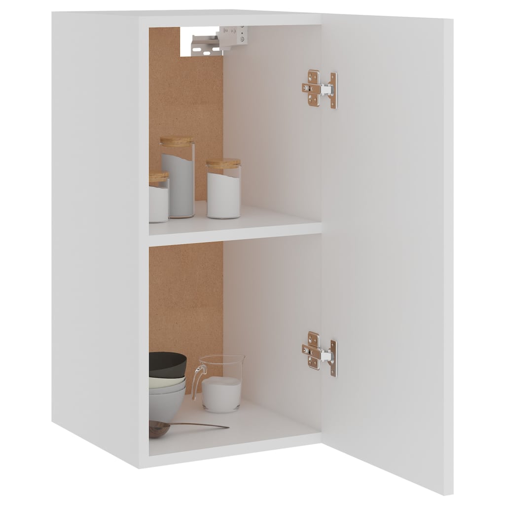 vidaXL Dulap suspendat “Lyon”, alb, 29,5 x 31 x 60 cm, lemn prelucrat vidaXL Dulap suspendat “Lyon”, alb, 29,5 x 31 x 60 cm, lemn prelucrat