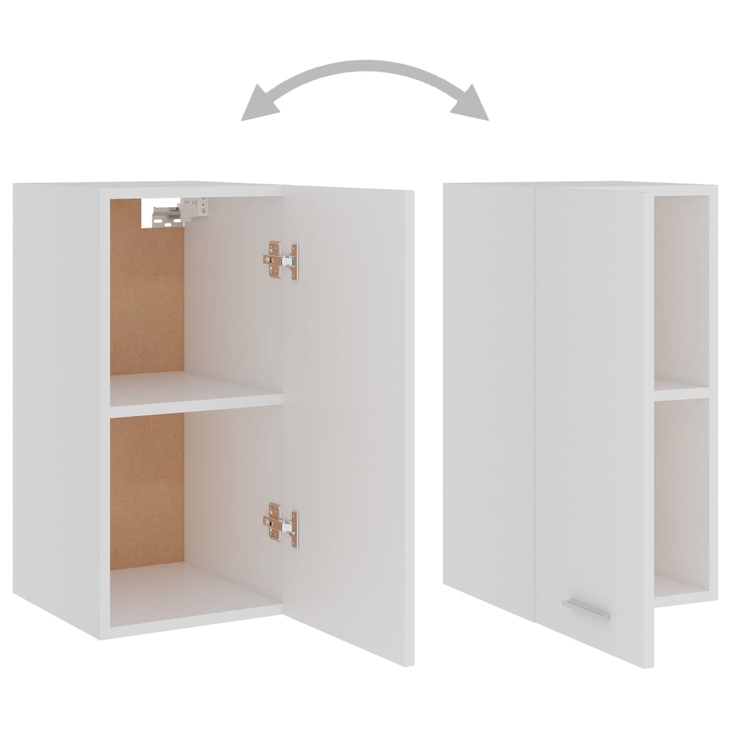 vidaXL Dulap suspendat “Lyon”, alb, 29,5 x 31 x 60 cm, lemn prelucrat vidaXL Dulap suspendat “Lyon”, alb, 29,5 x 31 x 60 cm, lemn prelucrat